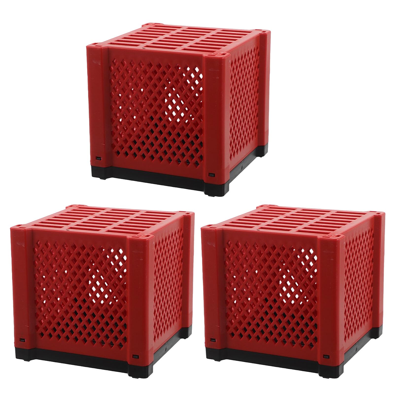 Boîtes à Média Filtrant Pure Cube Garvalon pour Aquarium (Lot de 3 Cartouches Rouges)