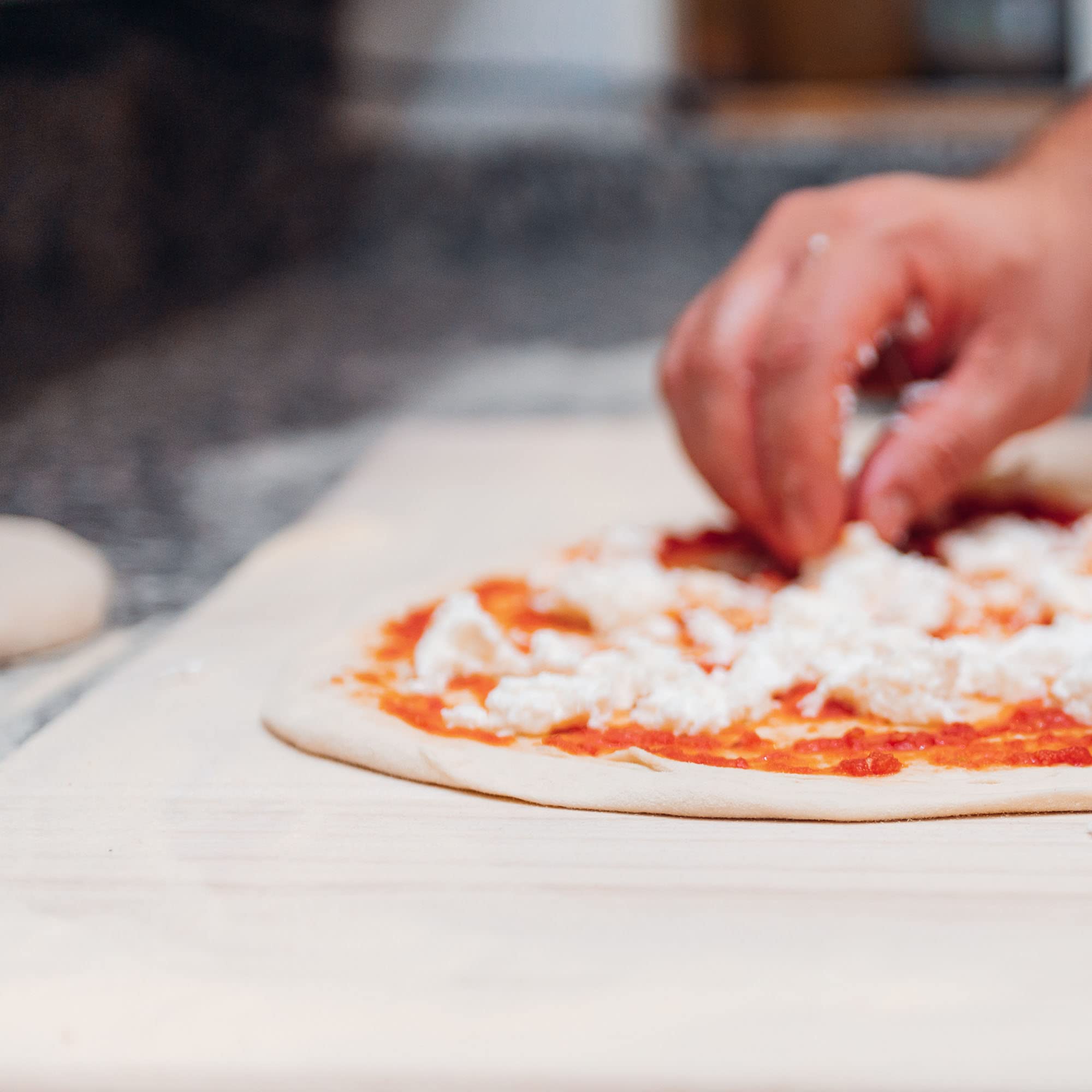 Lupia - Spianatoia in Legno di Betulla 60x80 cm, Ideale per Impastare e Stendere Pasta, Tagliere, Spessore 9mm, Realizzata in Italia