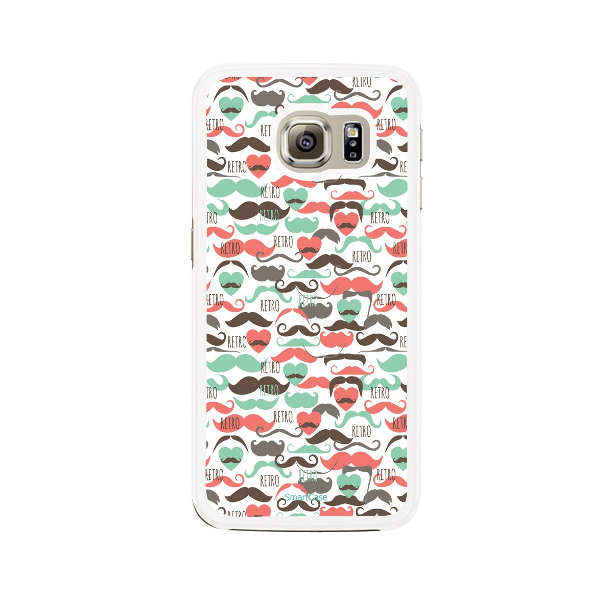 Smartcase Case for Samsung Galaxy S6 Edge Exclusive Collection Moustache