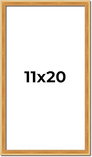 Miniatura 59 de Poster Palooza Portarretratos de madera maciza de 11 x 15 pulgadas, ancho de moldeo de 0.75 pulgadas, incluye plexiglás acrílico UV, respaldo