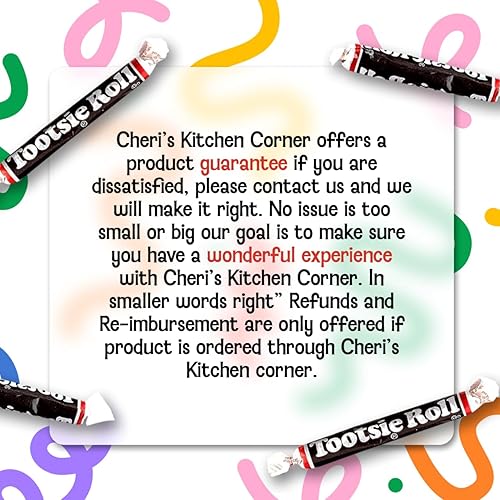 Miniatura 2 de Tootsie Roll Candy 2.5 libras y está lleno de dulces con sabor a chocolate. Los rollos Tootsie son de 3 pulgadas de largo, suaves y fáciles de