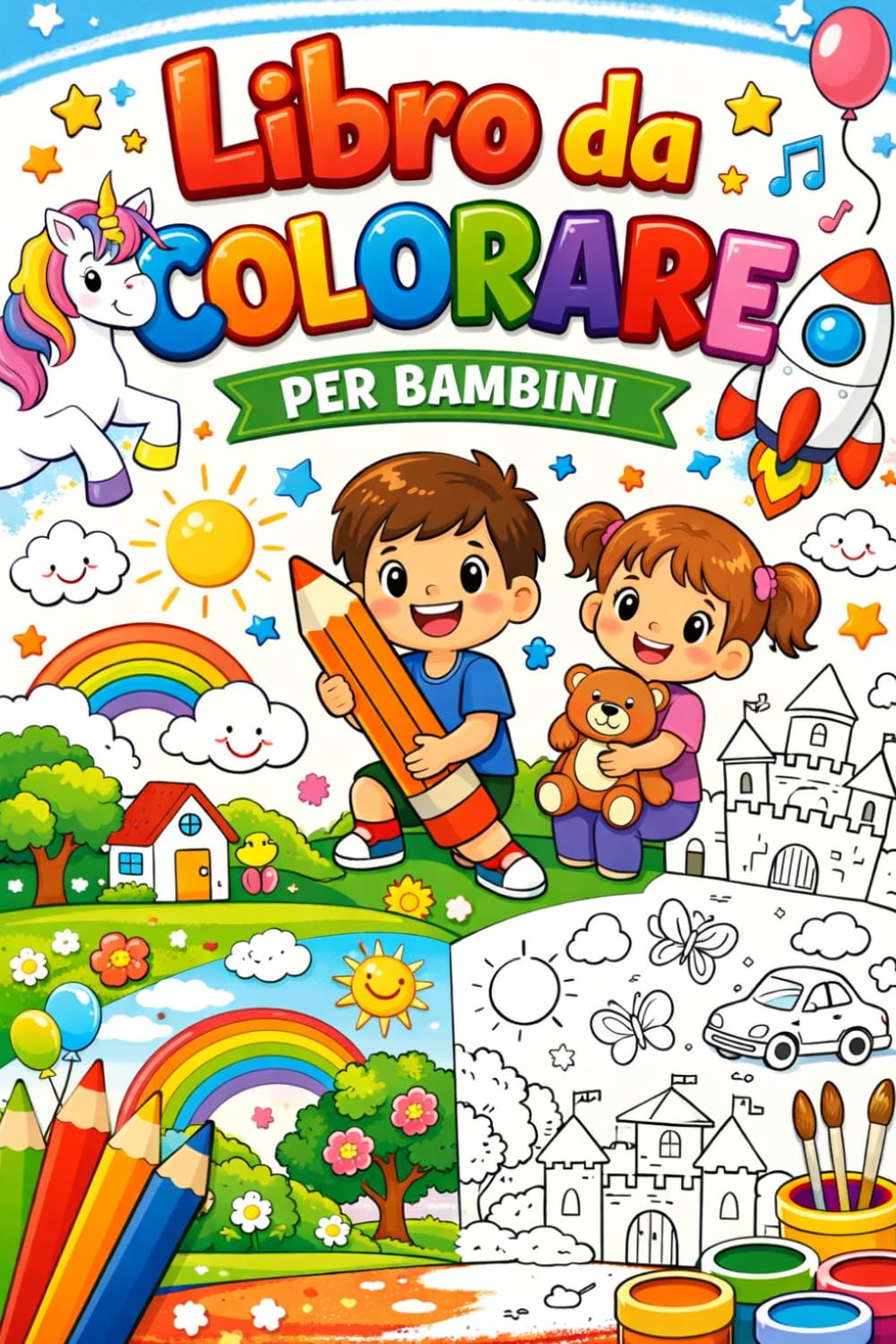 Libro da colorare per bambini