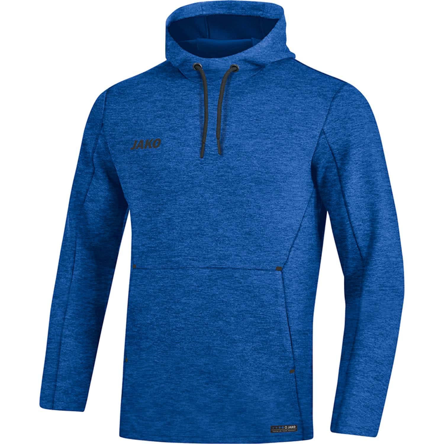 JAKO Premium Basics Women's Hooded Sweatshirt, womens, Women's hooded sweatshirt., 6729, Royal mottled, 36 (EU)