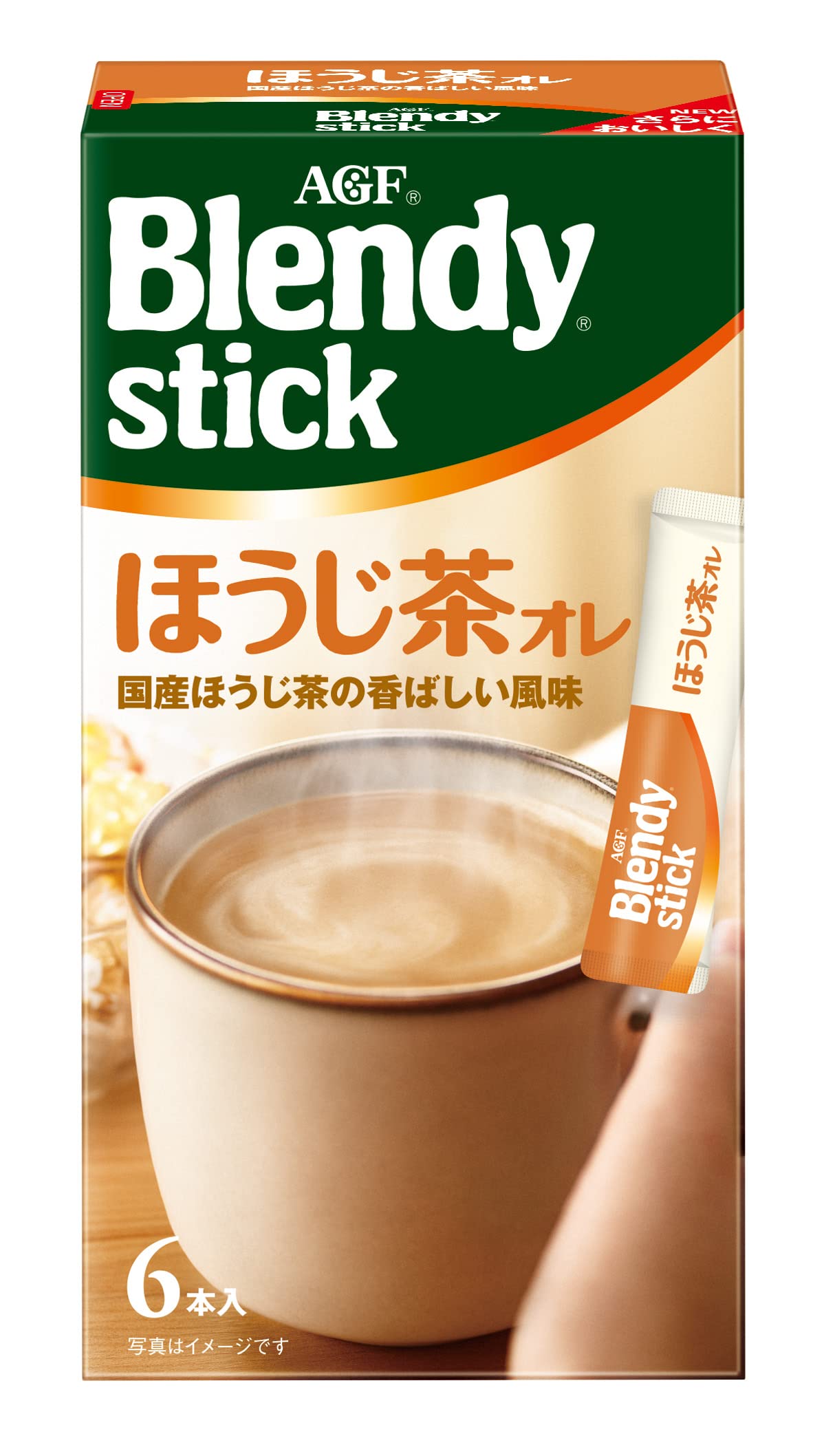 AGF ブレンディスティック ほうじ茶オレ 6本