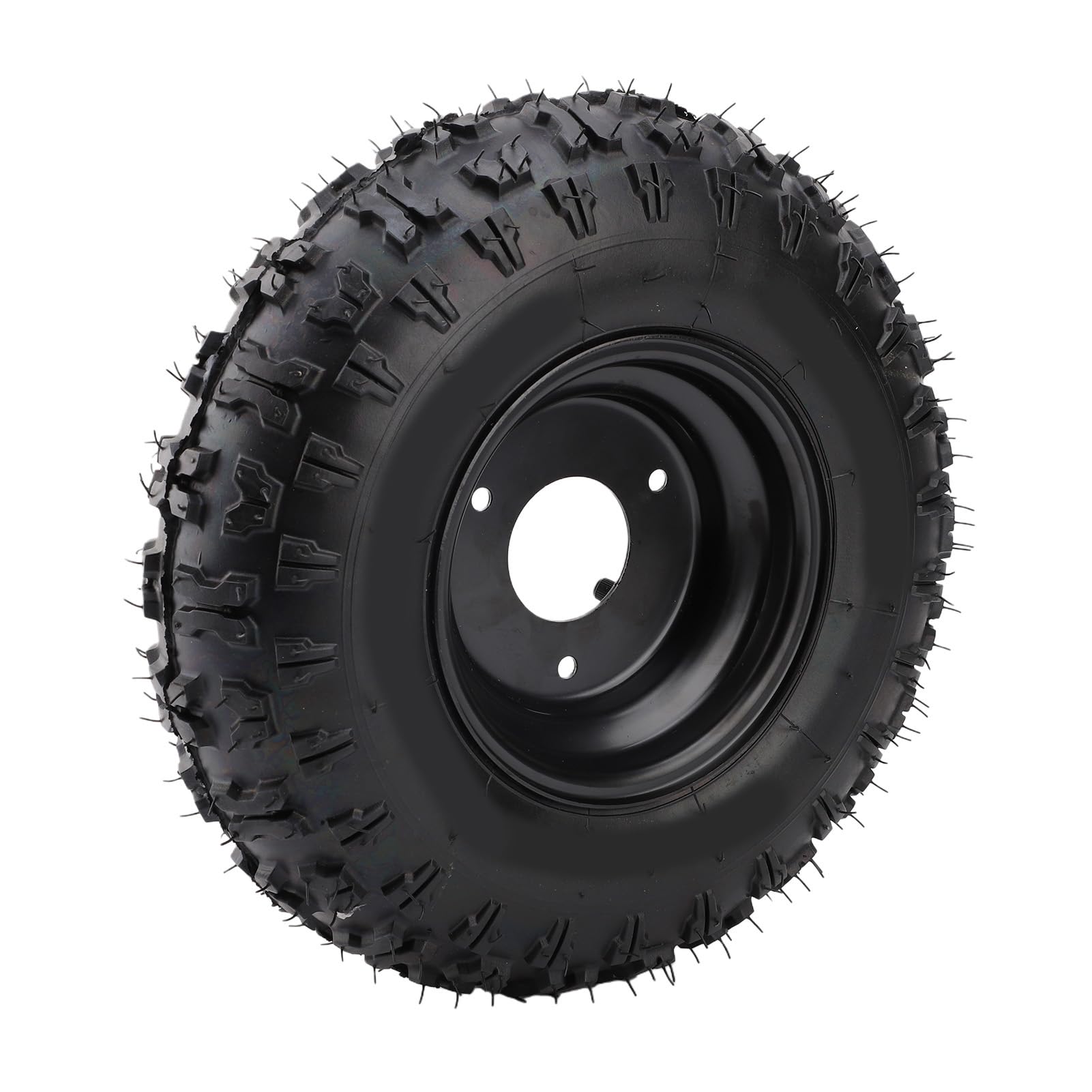 Tbest 13x5-6 Pneumatico per Tosaerba Pneumatico per Tosaerba per Trattore da Giardino 4 Strati Tubeless 3 Stud 6 Pollici Cerchio Nero off Road Trazione per ATV Quad Go Kart