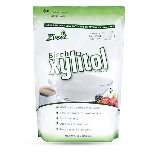 Edulcorante de Abedul Xylitol de Zveet (fabricado en EE. UU)