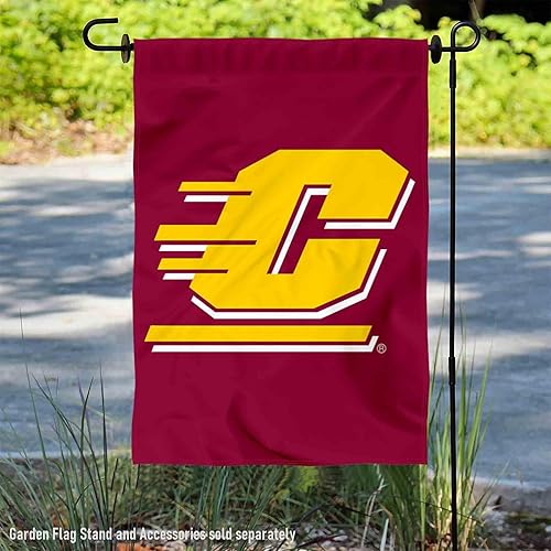 Miniatura 2 de CMU Chippewas - Bandera de jardín y pancarta para patio