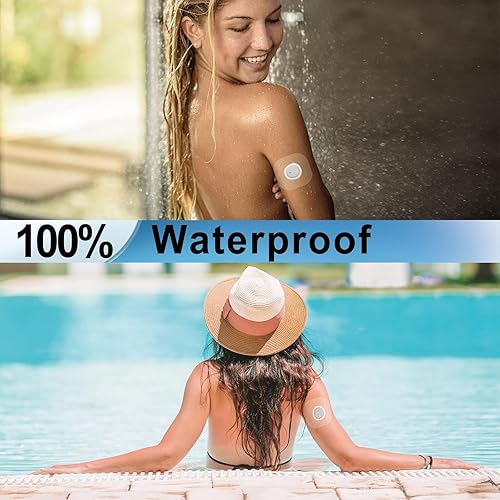 Miniatura 3 de 40 parches adhesivos Stelo impermeables G7, transparentes, hipoalergénicos, sin látex, papel trasero precortado, fuerte adherencia durante más de 10