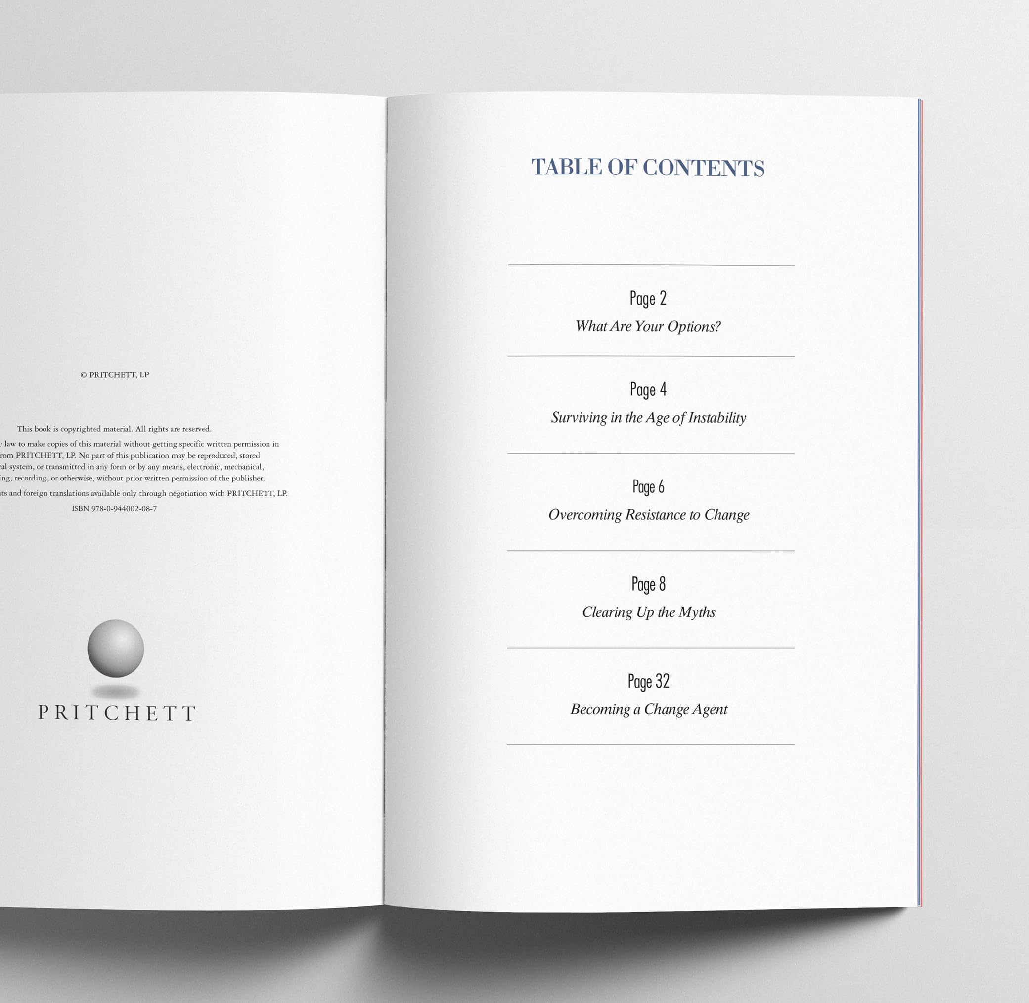 The Employee Handbook for Organizational Change Pritchett, Price - PT02