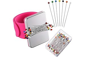 Magnetic Wristband Sewing Pincushion with 100 Pieces Sewing Pins