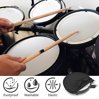 Amazon | Musiin プレミアム 15.2 cm ドラムパッドカバー Roland