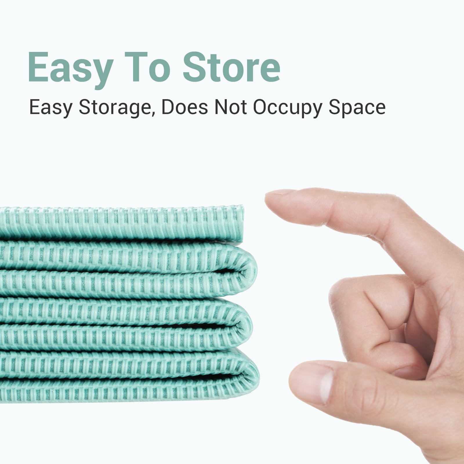 Avoalre Tappetino Yoga Antiscivolo Pieghevole, Tappetino Yoga Antiscivolo in PVC Spesso 5 mm Facile da Piegare per Fitness Yoga Esercizio Pilates Sport, 173x61CM