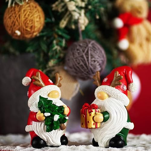 Miniatura 5 de KEEPKAP Decoración de interiores de gnomos de Navidad, hecho a mano, elfo escandinavo, mantel o alféizar de ventana, gnomos de Navidad, decoración