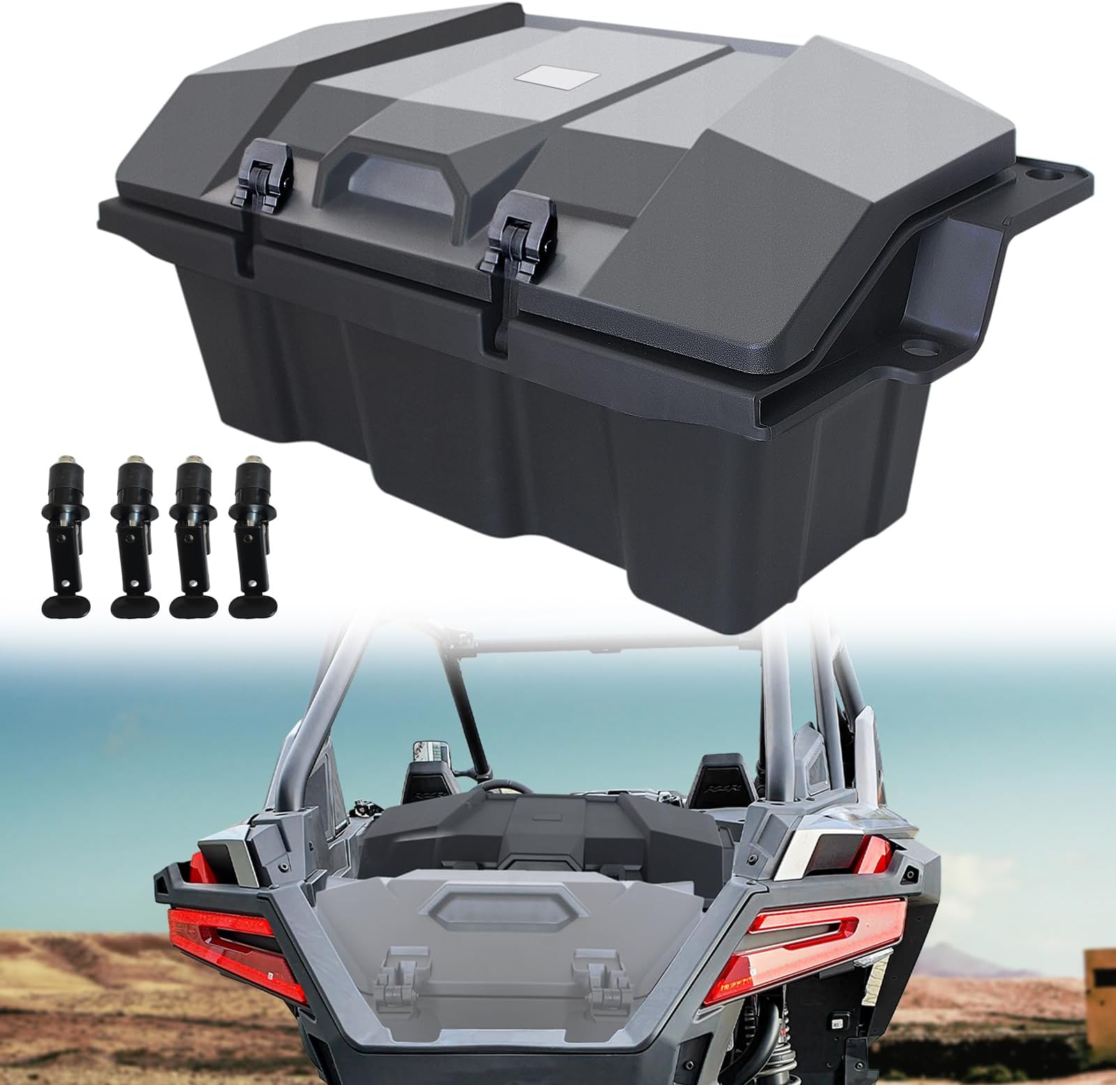 Amazon.com: CPOWACE 60 QT Forward Cargo Box Compatible with 2022-2023 ...