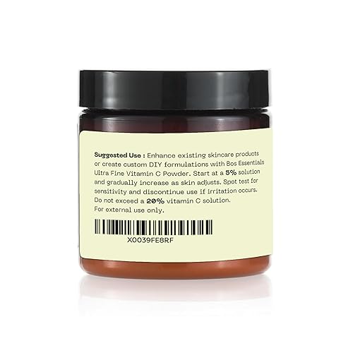 Miniatura 5 de Polvo cosmético de calidad ultra fina con vitamina C, se disuelve al instante en agua, la mejor calidad disponible (325 Malla), haz tu propio suero