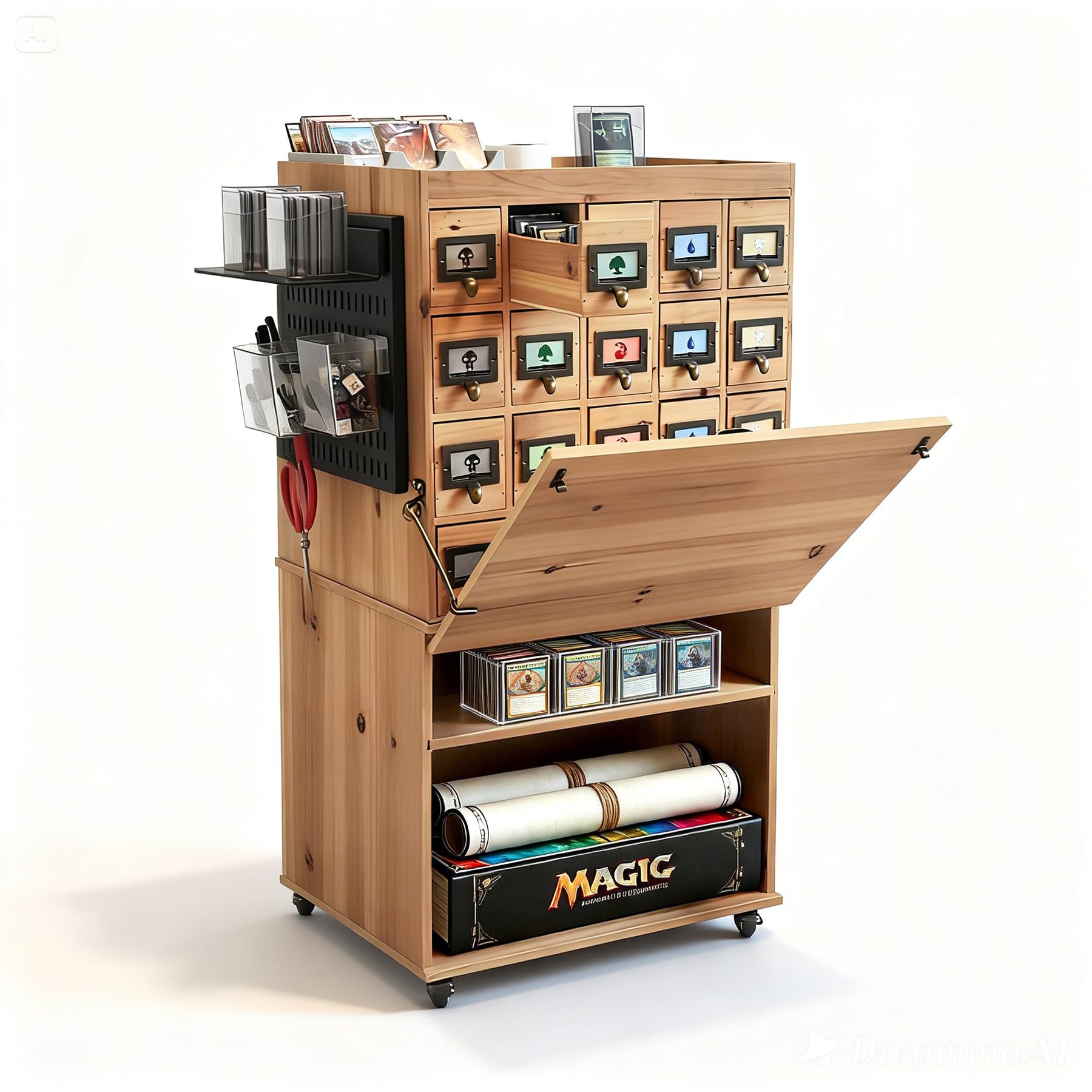 Amazon.com: KIMOLO MTG Card Organizer Cabinet - 20 Drawer Storage