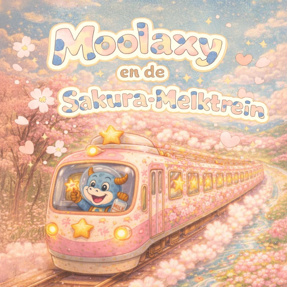 Moolaxy en de Sakura-Melktrein: Een zoet lente-avontuur op de Melkster (moolaxy (Nederlandse editie))