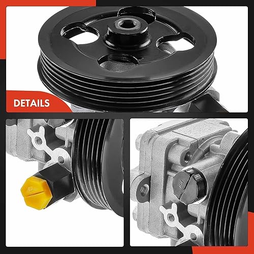 Miniatura 9 de A-Premium Bomba de dirección asistida, con polea, compatible con Subaru Impreza 2002-2003, 2.0L, repuesto # 34430-FE002, 96536M