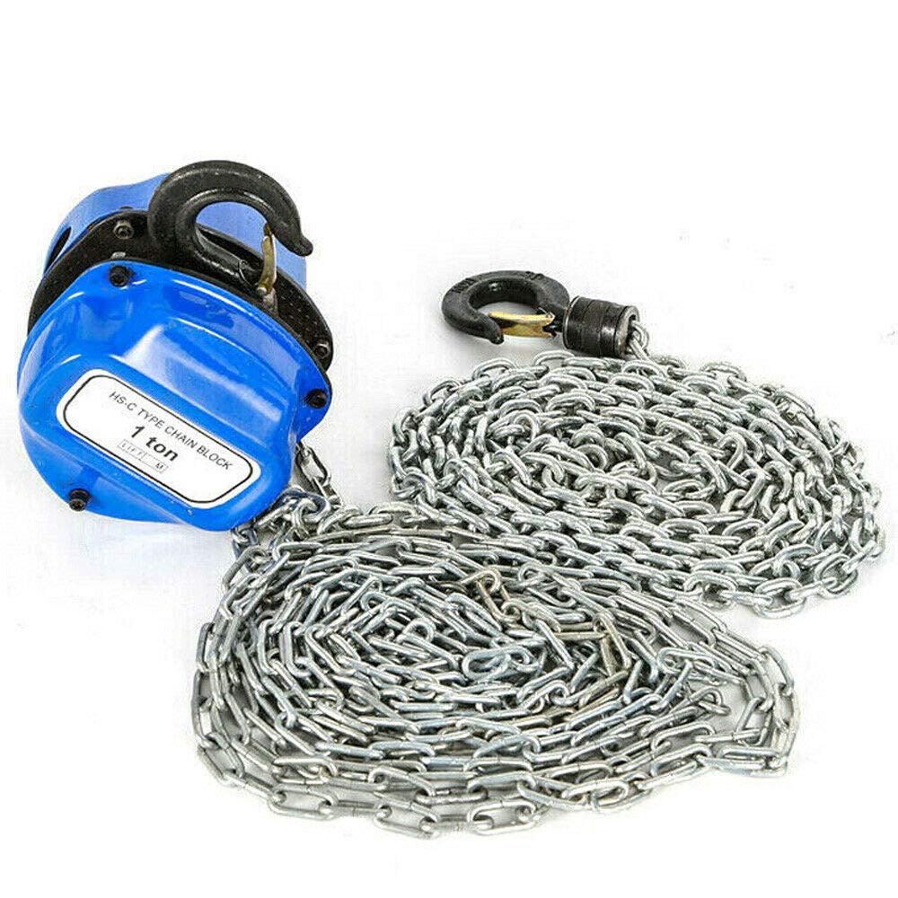 Paranco a catena professionale, 1000 kg, 4 m, 1 t