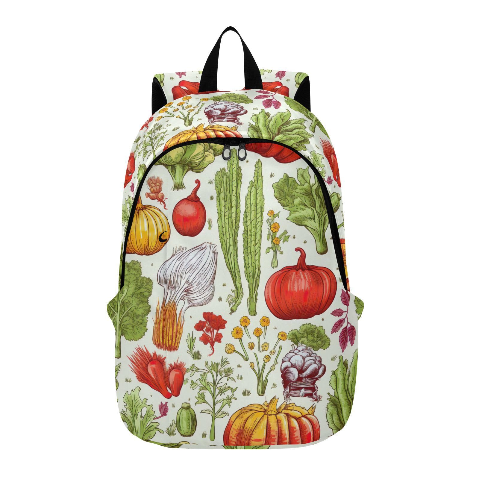 MCHIVER Travel Backpack Veggies Vegetables Molasses Casual Daypack Backpacks Lightweight Carry on Bag Water Resistant Large Backpack for Women Men