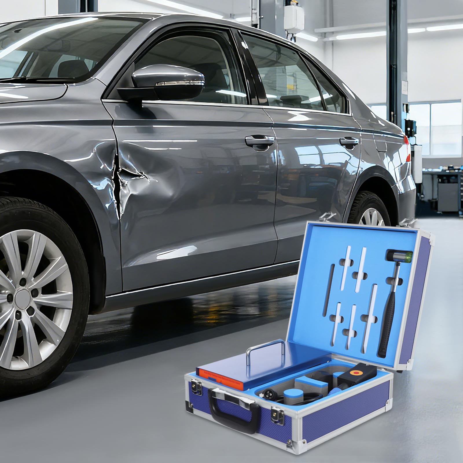 Estrattore per ammaccature a induzione da 800 W, potenza e riscaldamento regolabili, strumento di riparazione per ammaccature dell'auto senza vernice, per carrozzeria, fai da te, riscaldamento