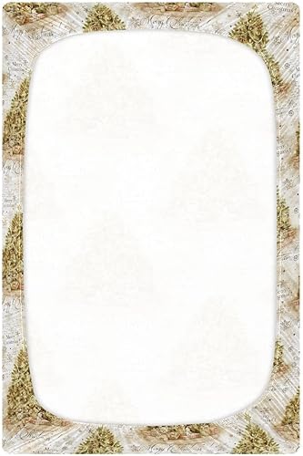 Miniatura 2 de Christmas Tree Crib Sheets - Stretchy Fitted Crib Sheets for Boys Girls, Unisex Cozy Baby Crib Sheet 27 x 39 x 5 Inches