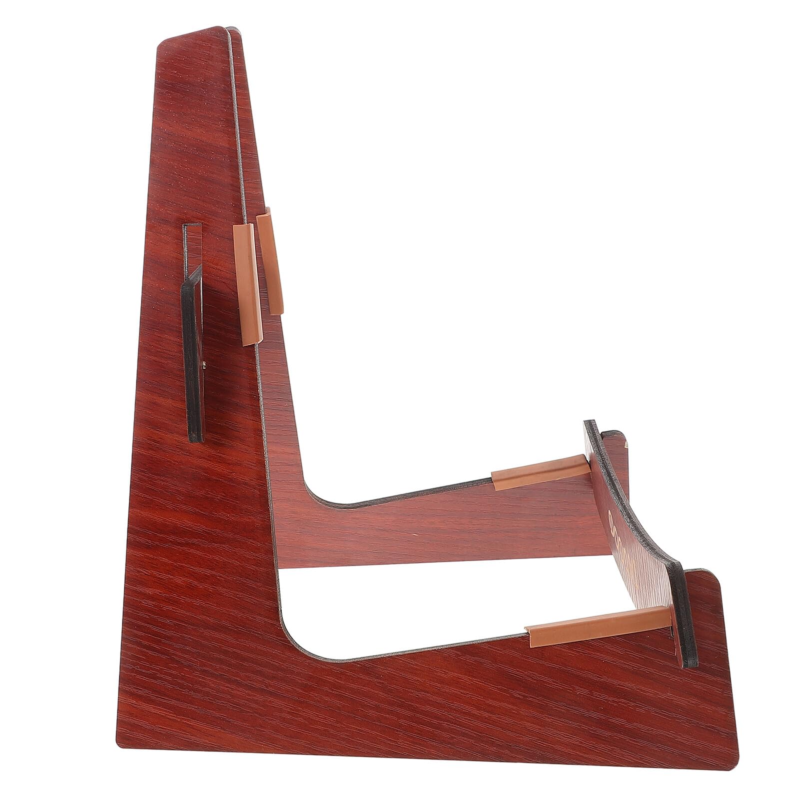 Cabilock Solider Holz Gitarrenständer Stabiler Ukulele Bodenständer Faltbarer Gitarrenhalter für Bass Violine und Andere Saiteninstrumente Platzsparend Abnehmbar für Zuhause und Studio