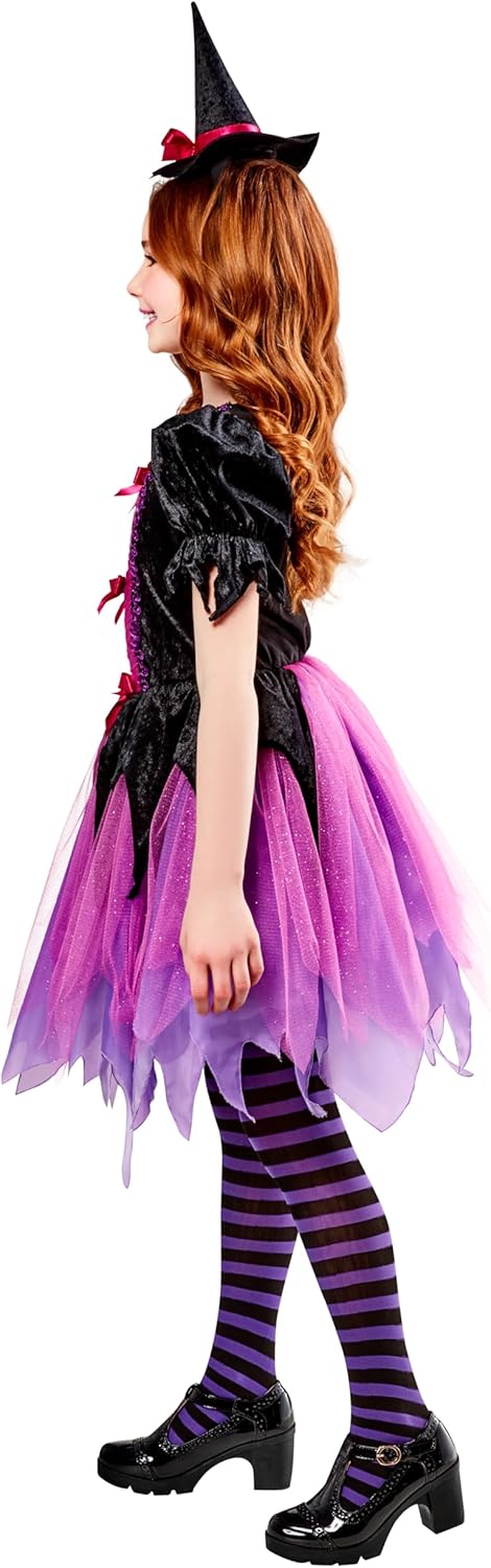 Rubies Purple Witch Costume Dress for Kids - Image 3