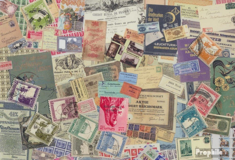 Prophila Collection palestine/british 10 various stamps (Stamps for collectors), Small