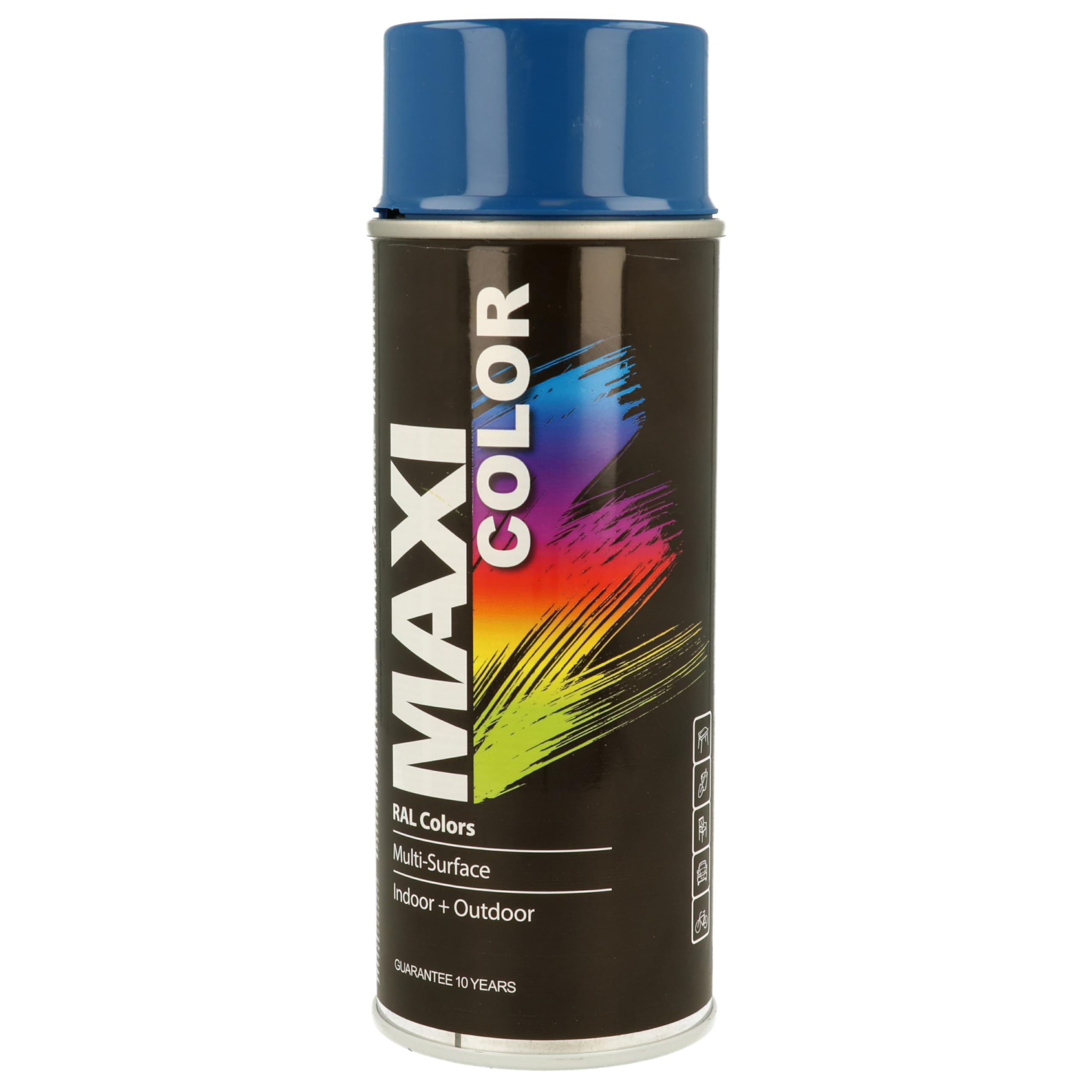 Maxicolor Blue Mx5010 Spray Gloss Genetian Ral5010 400Ml