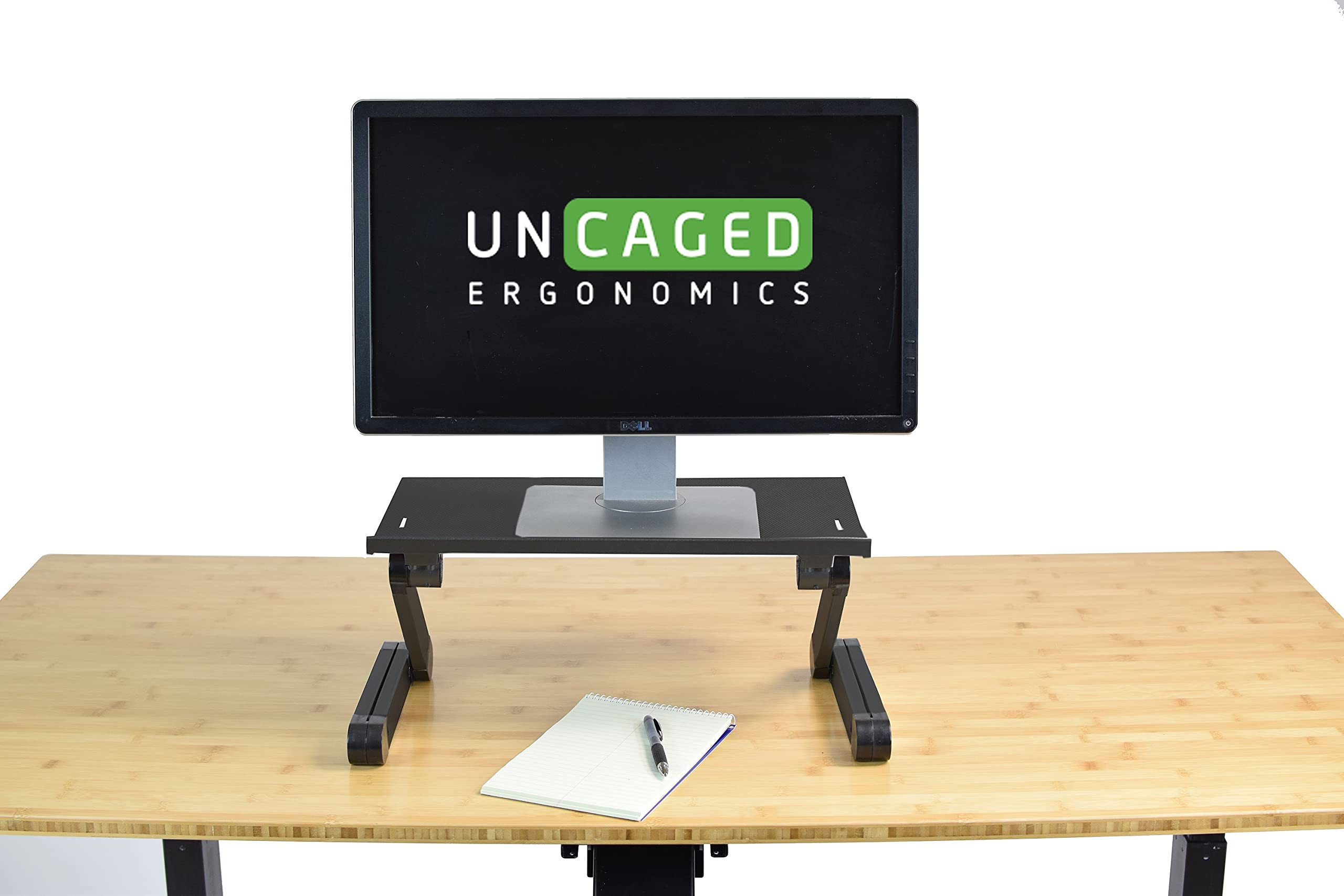 Buy Uncaged Ergonomics WorkEZ Monitor Stand ergonomic adjustable height and angle single