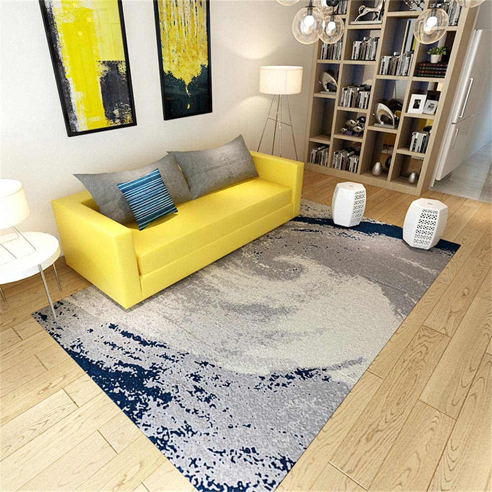 Tapis de terrasse confortable 140x200 cm gris idéal pour aménager vos extérieurs