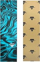 Vista 5 de Black Diamond Grip Skateboard Graphic Griptape Sheet 9" x 33" Pro Grip Tape
