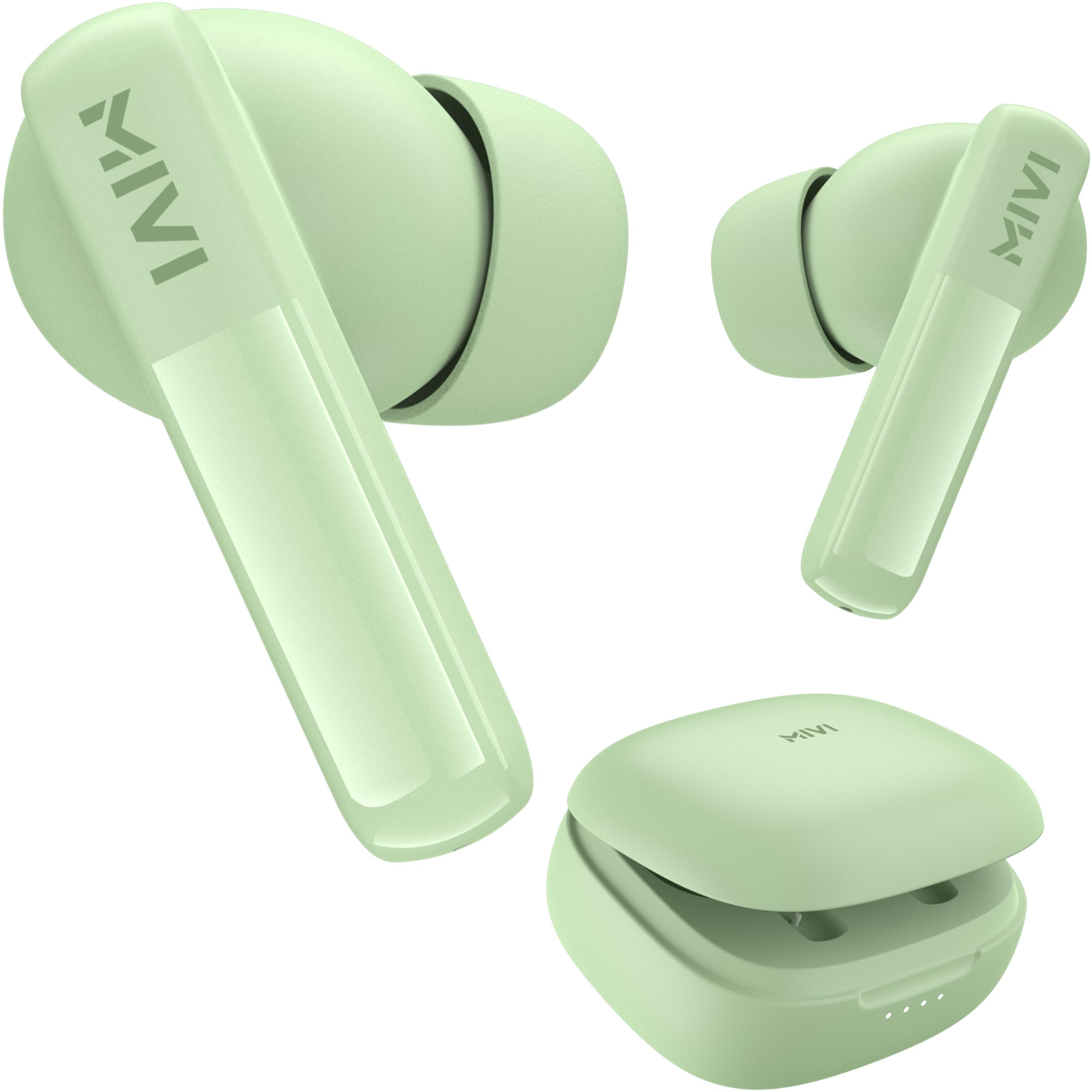 Mivi DuoPods Echo Earbuds [New Launch], 60 Hours Playtime, AI-ENC for HD Calls, 13mm Drivers, IPX 4.0, BT v5.3, Made in India True Wireless Bluetooth Ear Buds-image-24