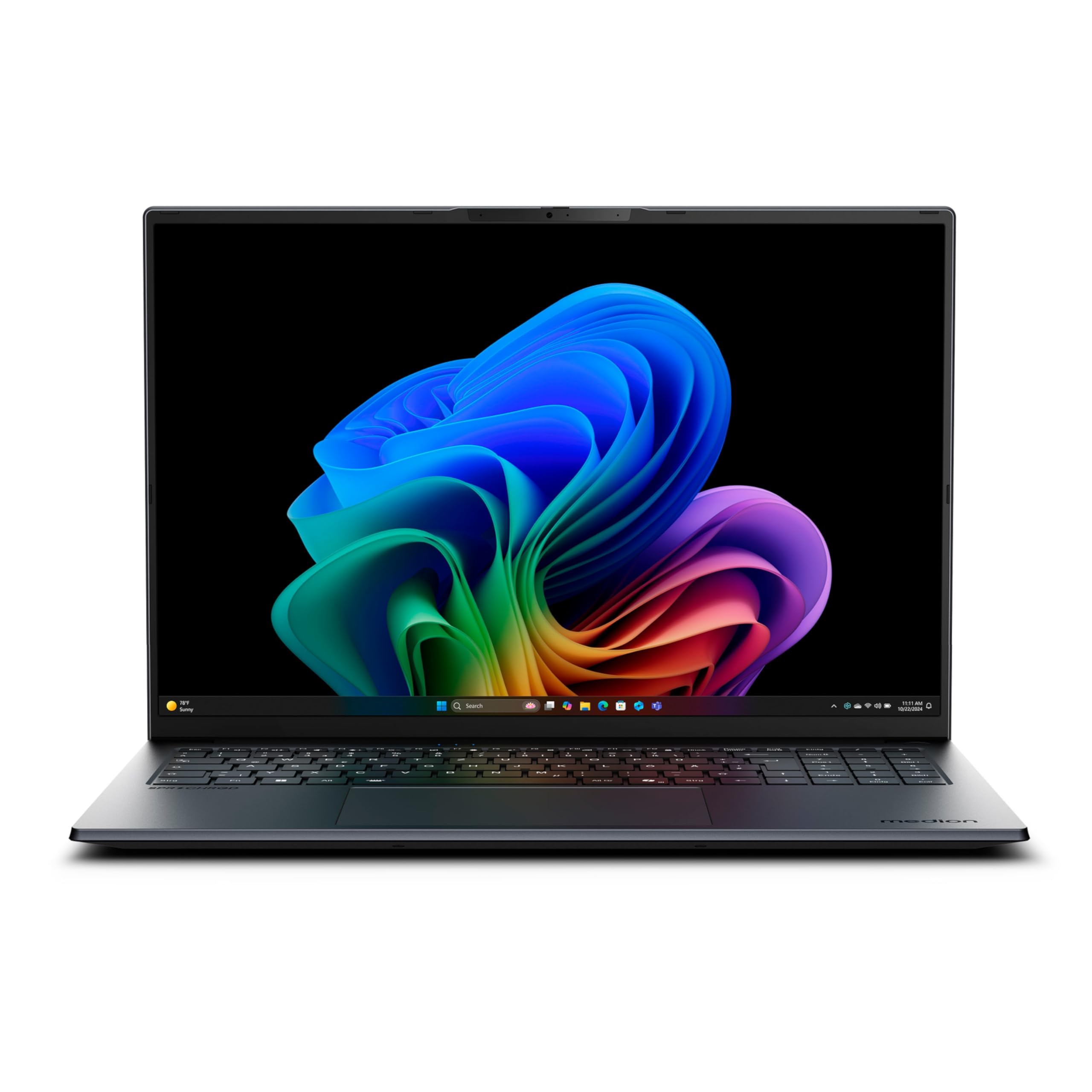 MEDION SPRCHRGD 16 S1 40,6 cm (16" Zoll 120Hz 2.8K OLED) Laptop (Copilot+ PC, Core Ultra 5 228V, 32GB DDR5 RAM, 512GB SSD, Windows 11 Home)