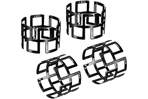 Elegant Black Napkin Rings for Sophisticated Gatherings