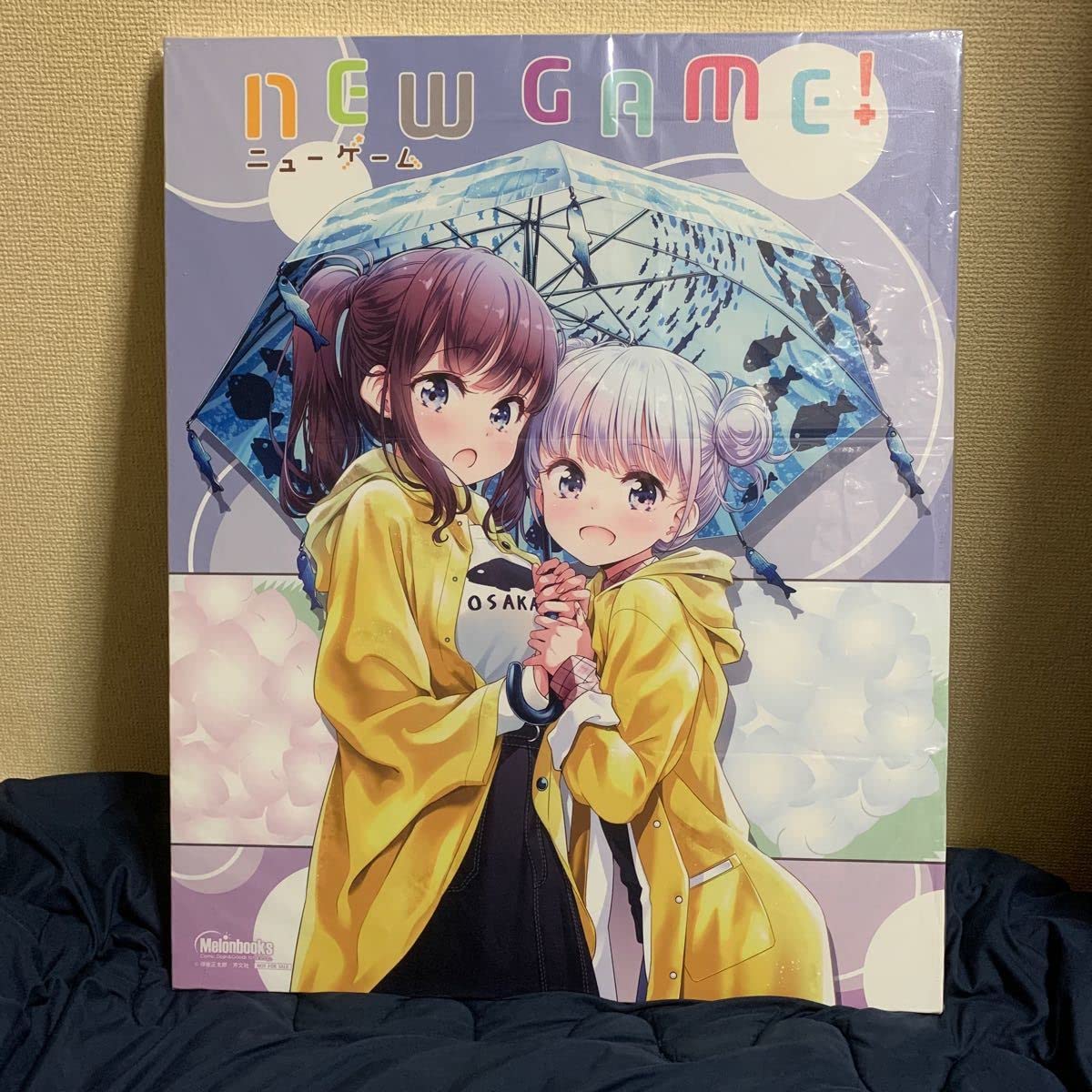 Amazon.co.jp: NEW GAME 涼風青葉滝本ひふみキャンバスアート