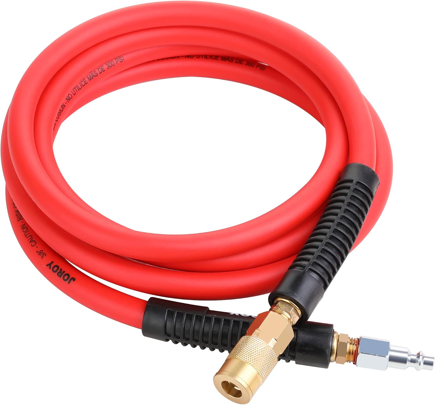 JOROY Hybrid Lead In Air Hose, 3/8Inch X 10 FT Air Compressor Hose,Heavy Duty