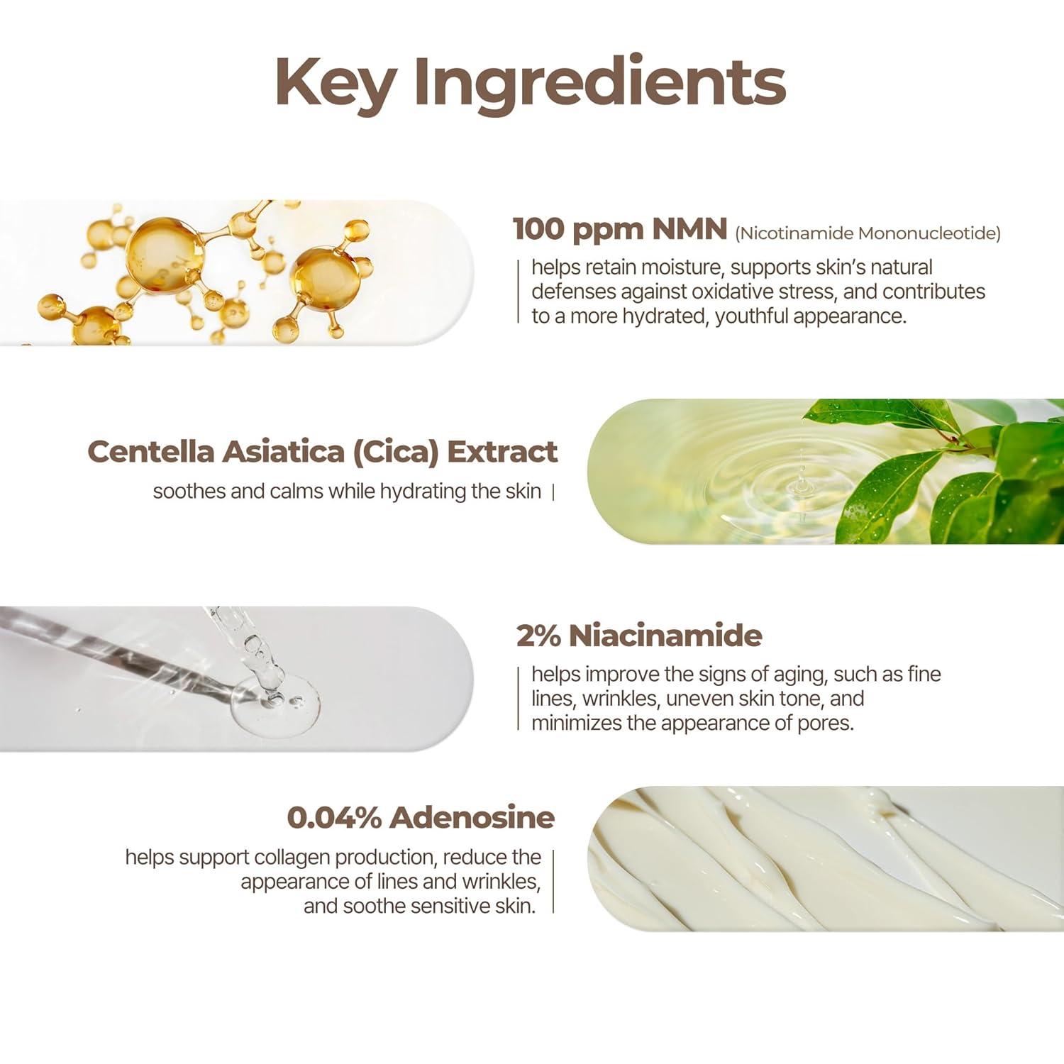 NMN Radiant Cream, All In One Anti Aging Cream for Wrinkles, Sagging Skin, Pores, and Uneven Skin Tone – Clinically Tested Korean Skincare, 50ml, 1.69 fl. oz.