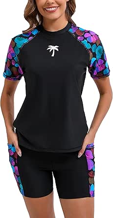 Rash Shirt Loose Fit Swim Shirt Womens Plus Size Plus Size Swim