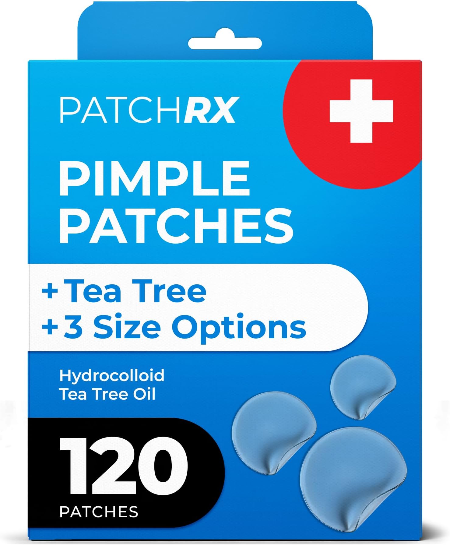 Pimple Patches for Face (120 Patches), Hydrocolloid Acne Patches with Tea Tree Oil, Pimple Patch Pimple Stickers - Hydrocolloid Patch Acne Dots - Acne Pimple Patches For Face - Zit Patches