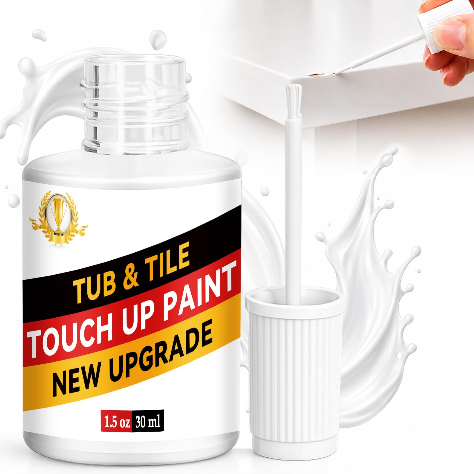 Photo 1 of JOYAONE White Tub and Tile Touch Up Paint, 1.5 Fl Oz