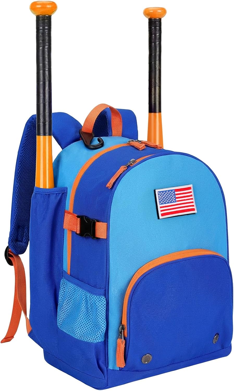 Choco Mocha TBall Bag for Toddler, Kids Baseball & Softball Backpack with Bat Holder