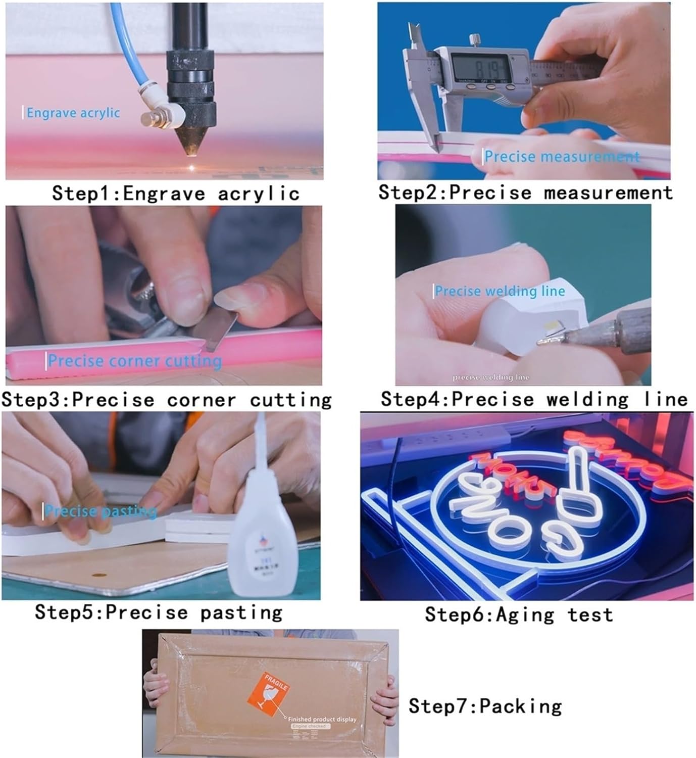 ゴーストカスタムネオンサイン、LEDナイトライトサイン、ギフト、誕生日、ウェディングパーティー、壁掛けネオン(Blue)