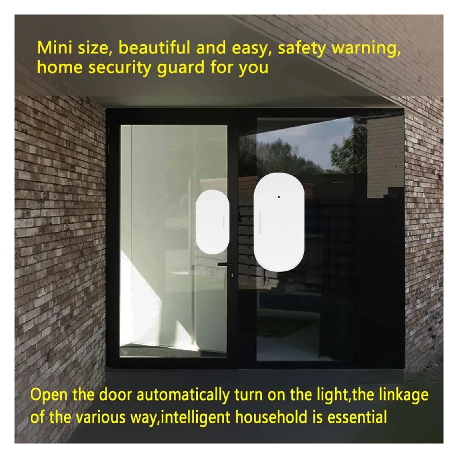 Alarmas De Puerta, Tuya Zigbee-Sensor magnético de puerta y ventana, conexión inalámbrica, detectores de puerta inalámbricos for hogar inteligente, automatización magnética de puerta Para La Seguridad
