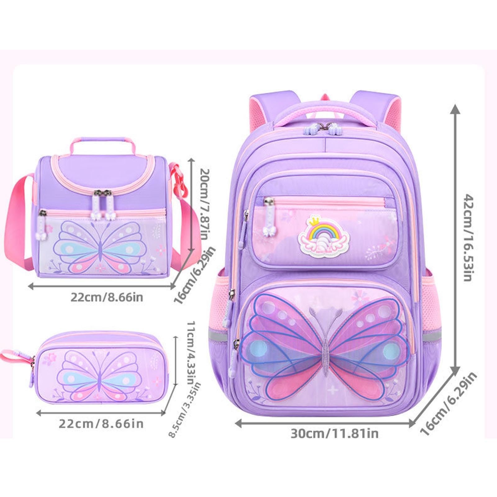 Zaino Scuola Elementare Bambina, Zaino Bambina elementari Ritorno a Scuola | Zainetto Asilo Bimba Brillante E Glitterato Zaino Scuola Media Ragazza Sportivo E Dinamico Zaini Scuola Elementare