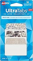 Vista 1 de Avery, Multi-Use Ultra Tabs - 2 x 1.5 pulgadas, diseños iridiscentes holográficos, 18 pestañas de páginas reposicionables (74145)