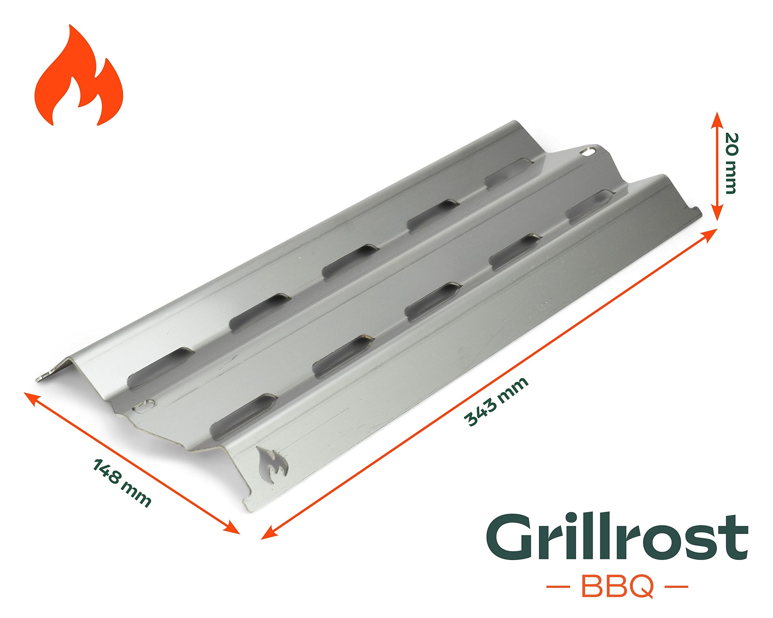 Rail aromatique pour Broil King GEM 310 320 330 340 & Porta Chef 320 - Meilleur Que Le Flav-R-Wave Original