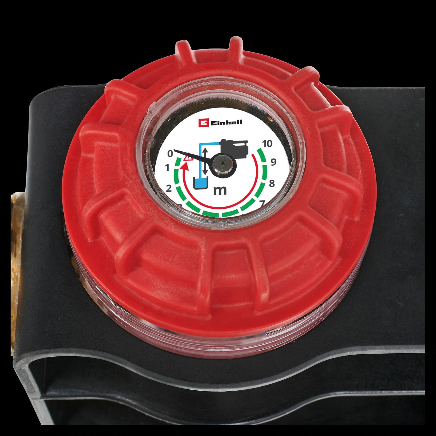 Einhell Hauswasserautomat GE-AW 1142 FS (1100 Watt, 4200 L/h Fördermenge, Automatikfunktion, max. 4,8 bar Druck, max. 48 m Förderhöhe, 8 m Ansaughöhe, Flow-Sensor, LED-Anzeige)