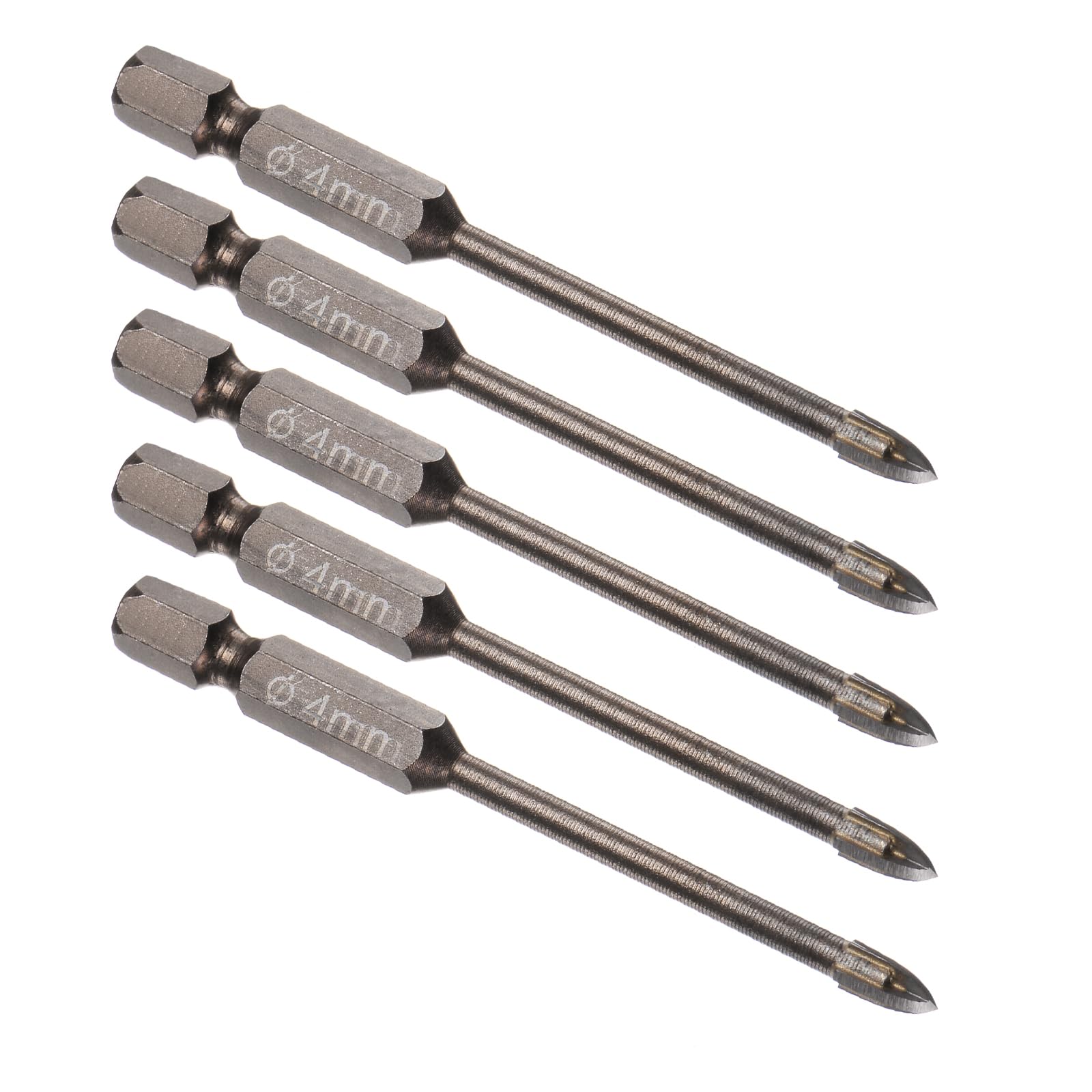 Kozelo 5pcs Titanium Masonry Drill Bit